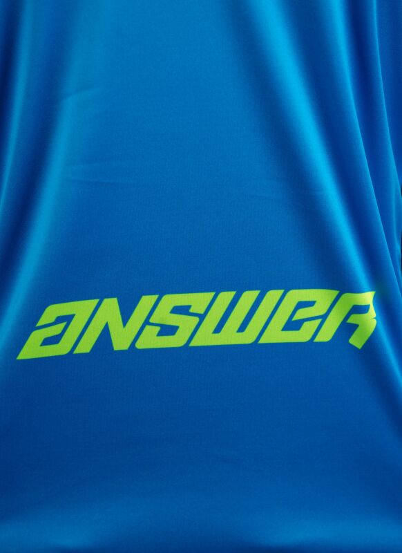 Answer LE Elite Camo Jersey Cyan/Hyper Acid/Black - XS