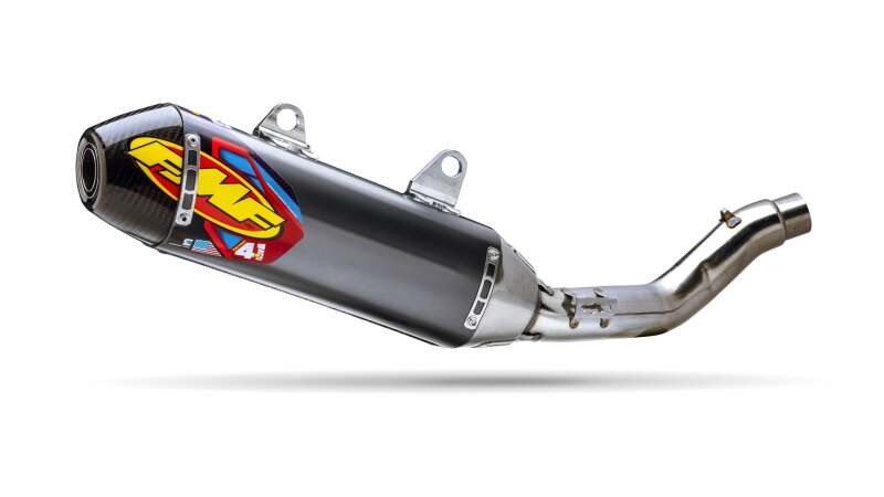 FMF Racing 24+ Triumph TF 250X Alum. Factory 4.1 RCT Slip-On Muffler w/ R. Carbon Cap
