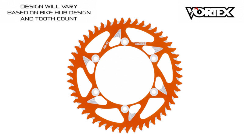 Vortex Racing 33 Tooth 520 Rear Sprocket - Orange