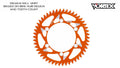 Vortex Racing 46 Tooth 520 Rear Sprocket - Orange