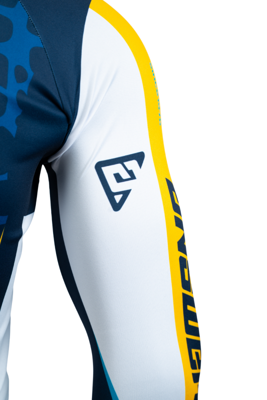 Answer  Syncron Raceday Jersey Yellow/Navy/Cyan/White Youth - Small