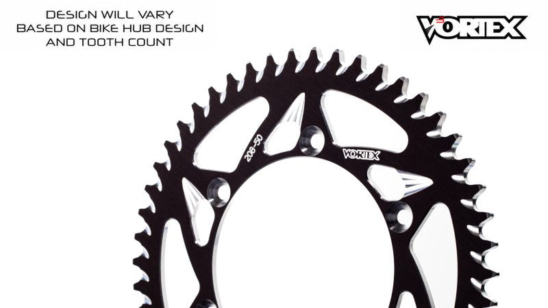 Vortex Racing 47 Tooth 520 Rear Sprocket - Black