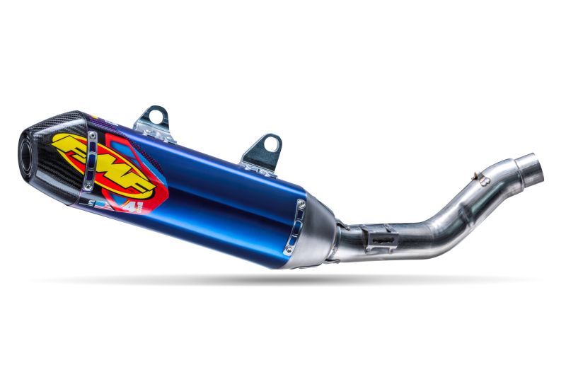 FMF Racing 2025 Triumph TF 450-RC Titanium Factory 4.1 RCT Slip-On Muffler w/ Carbon Cap