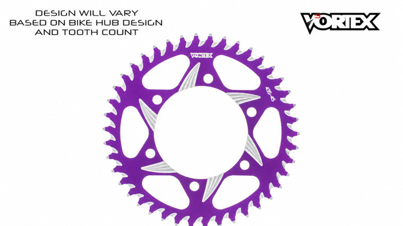 Vortex Racing 35 Tooth 520 Rear Sprocket - Purple