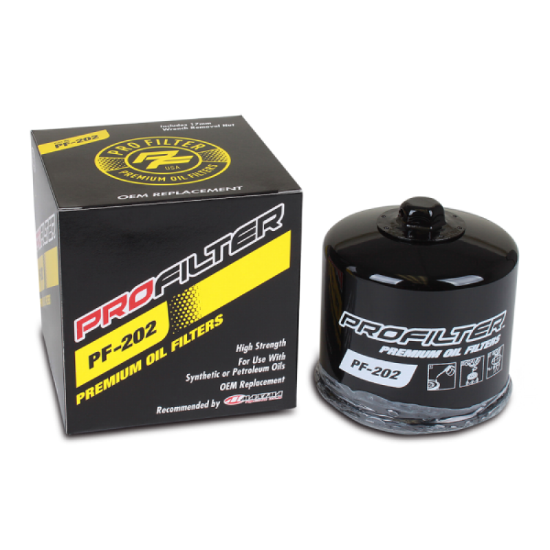 ProFilter Honda/Kawasaki Spin-On Black Various Performance Oil Filter