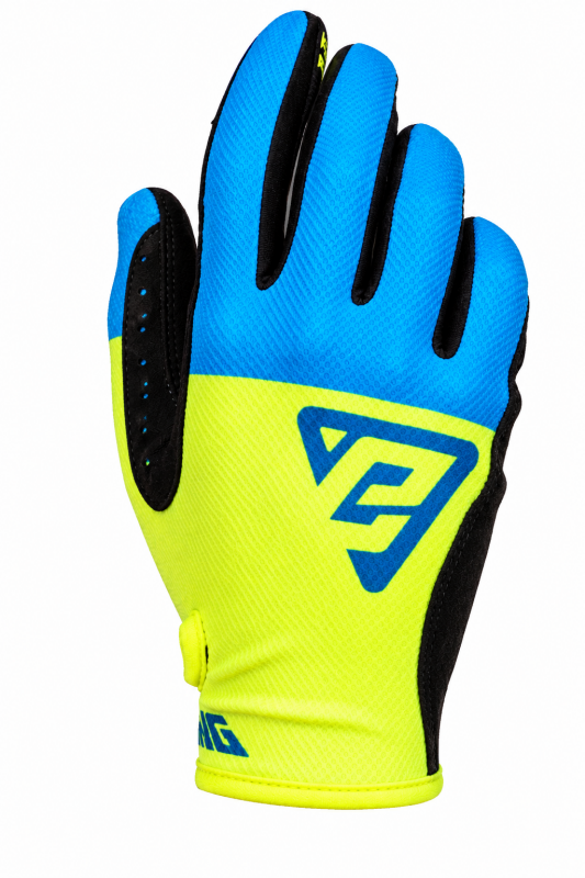 Answer  Ascent Gloves Cyan/Hyper Acid/Black Youth - Small