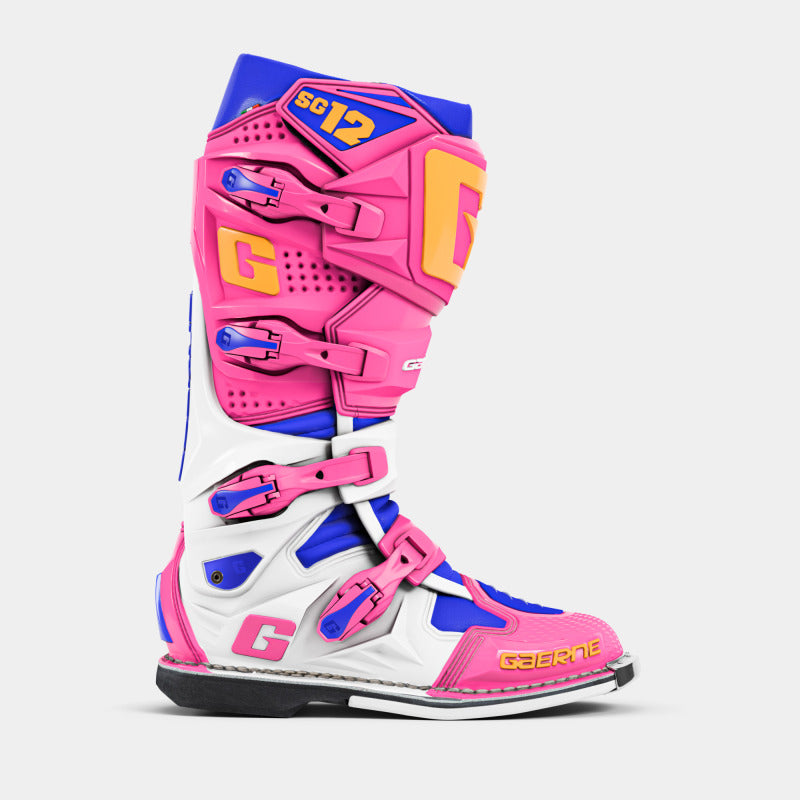 Gaerne SG12 Limited Edition Shockwave MX Multi Color Size 13