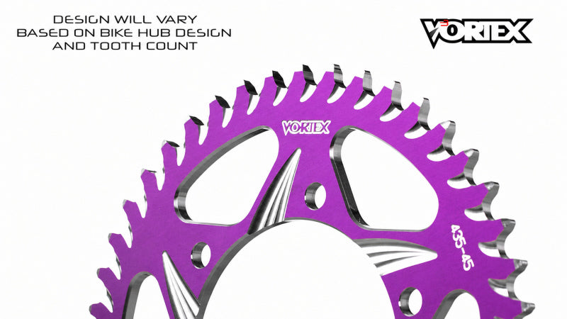 Vortex Racing 35 Tooth 520 Rear Sprocket - Purple