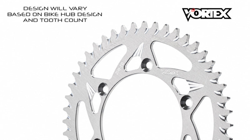 Vortex Racing 42 Tooth 520 Rear Sprocket - Silver