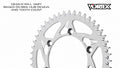 Vortex Racing 35 Tooth 520 Rear Sprocket - Silver
