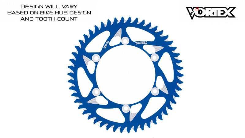 Vortex Racing 45 Tooth 520 Rear Sprocket - Blue