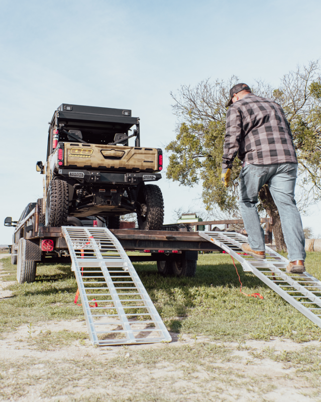 QuadBoss 1500 Arched Ramp 94in x 18in (7.8ft x 1.5 ft)