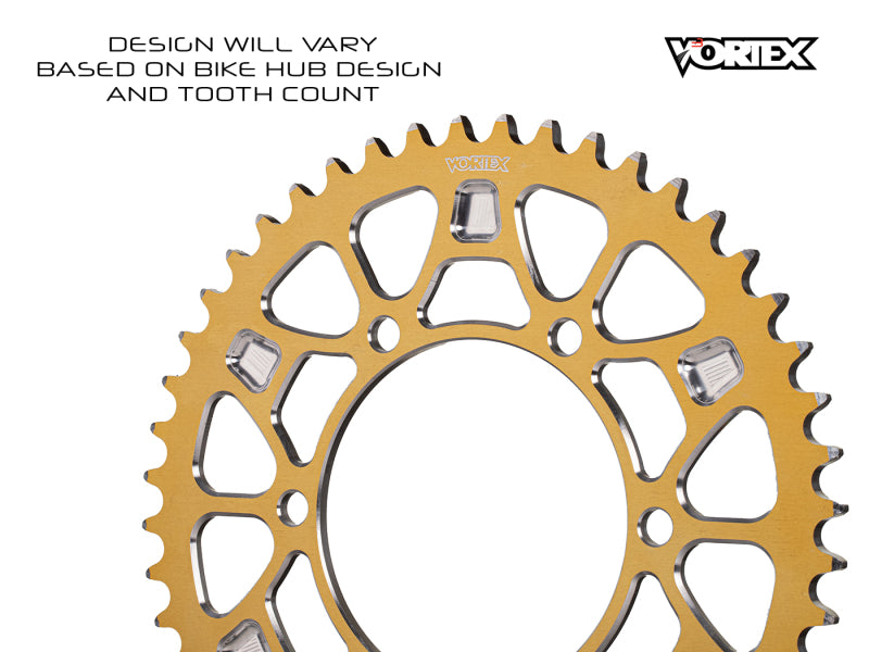 Vortex Racing V4 42 Tooth 520 Sprocket Use w/ 3766 Front - Gold