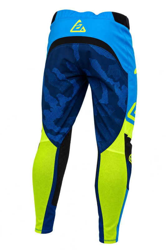 Answer LE Elite Camo Pants Cyan/Hyper Acid/Black Size - 34